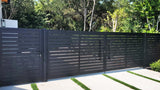 Aluminum fence gate