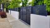 Aluminum fence gate